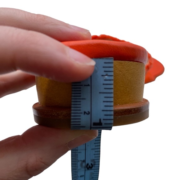 Violet & Red Womens Sandals Primm Orange Slide Fabric Colorful Casual Size 8 - Picture 8 of 9